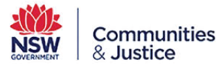 NSW Communities and Justice logo