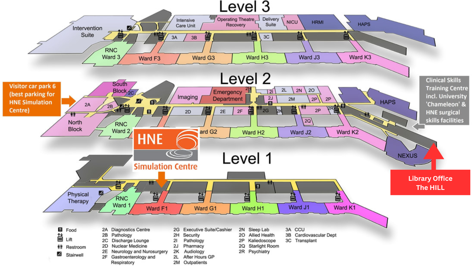 JHH site map