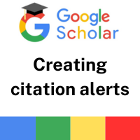 Google Scholar citation alerts