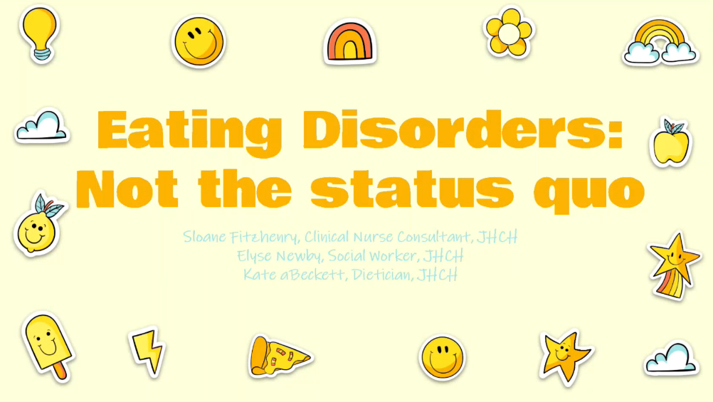 Eating Disorders: Not the status quo