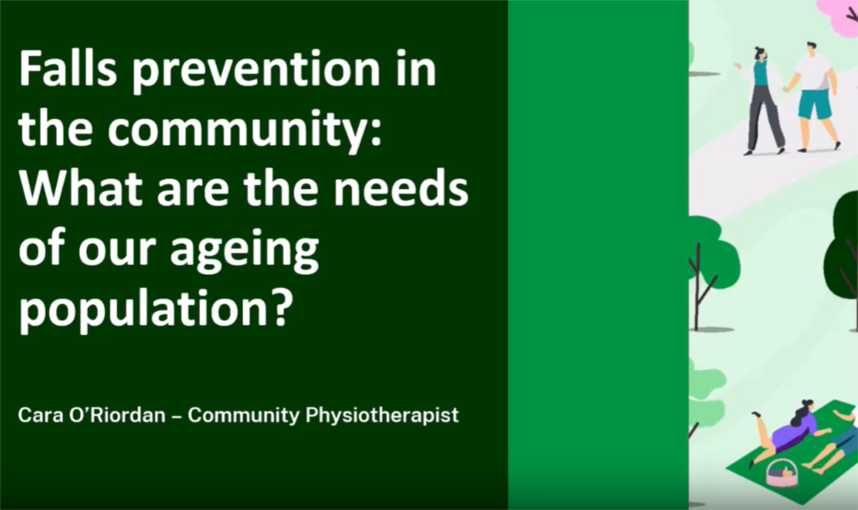 Falls prevention in the community: What are the needs of our ageing population?