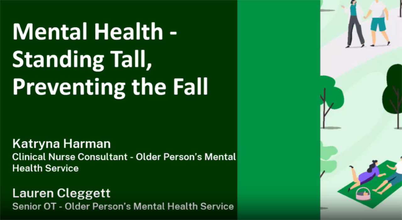 Mental Health: Standing Tall, Preventing the Fall